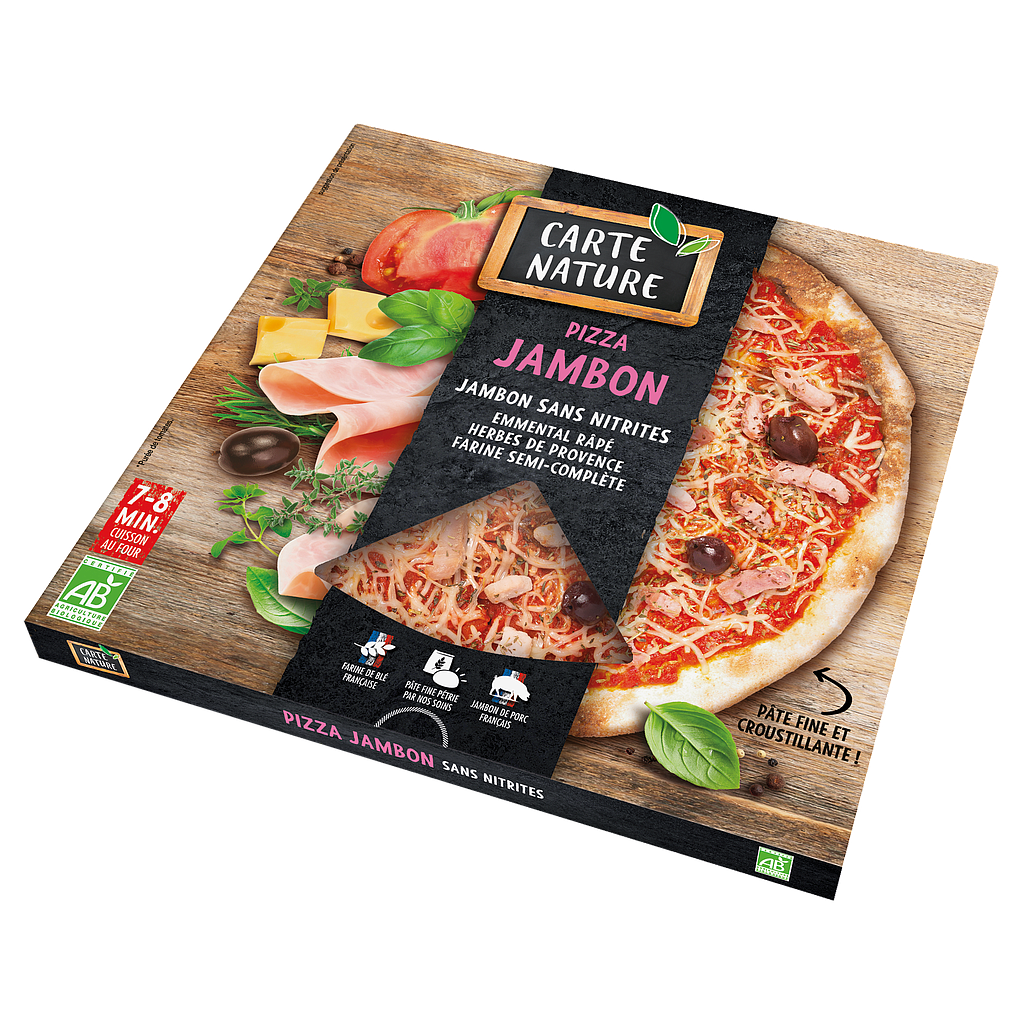 Pizza Jambon Carte Nature Pizza Jambon Carte Nature
